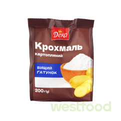 Крохмаль картопляний 200г ДЕКО /уп.30шт/
