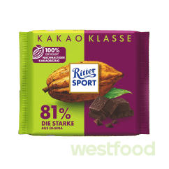 Шоколад Ritter Sport чорн.шок 81% какао 100г, шт