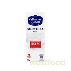 Вершки 1л Mleczna Dolina 30% /в уп.12шт/