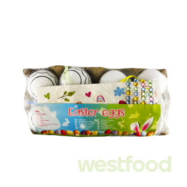 Яйця пасхальні Декор-розмальовка /в уп.16шт/