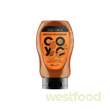 Соус Ascania Кисло-солодкий 300мл /уп.10шт/