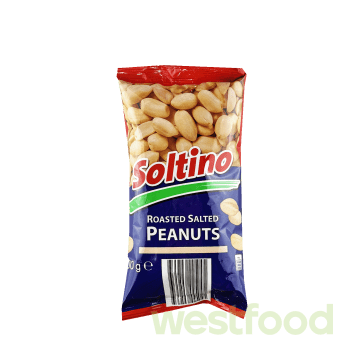 Арахіс смажений Soltino 500г солений /в уп.12шт/