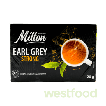 Чай Milton Earl grey Strong 80*1.5г /в уп.18шт/