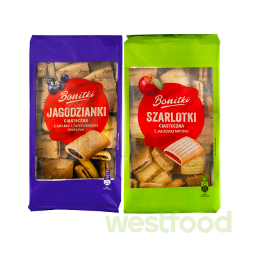 Печиво Bonitki 500г лохина/яблуко /в уп.12шт/