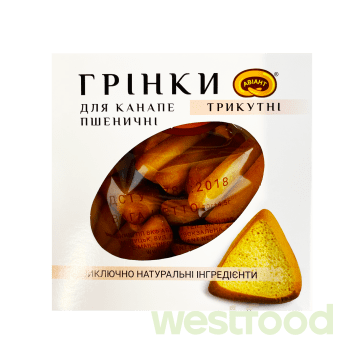 Грінки Авіант для канапе трикутні, коробка 70г