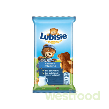 Бісквіт Lubisie 24*30g z nadzieniem mleczne