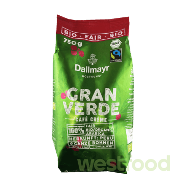 Кава в зернах Dallmayr GranVerde BIO 750г /уп.4шт/