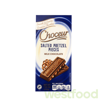 Шоколад Choceur Salted pretzel pieces 200г