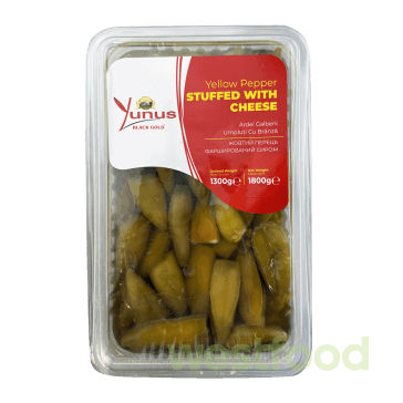 Перець Yunus 1,8кг жовтий з сиром, в/у /уп.2 шт/