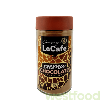 Кава розчинна LeCafe Crema Chocolate 75г скло /уп.6шт/