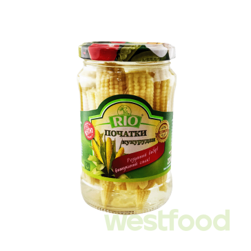 Початки кукурудзи 220г Ріо /уп.12шт/