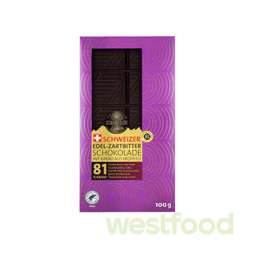Шоколад Schokoliebe 100г 81% какао /в уп.12шт/