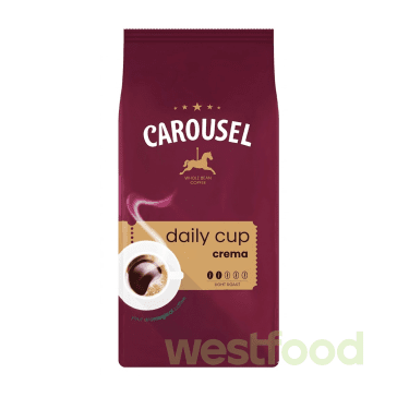 Кава в зернах Carousel Crema 1кг /в уп.6шт/