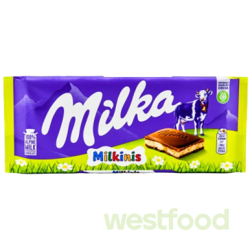 Шоколад Milka 100г Milkinis /в уп.22 шт/