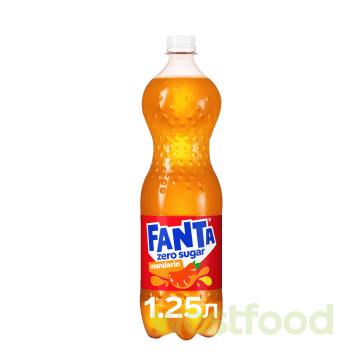 Напій Фанта Зеро 1,25л Мандарин Без цукру /в уп.6шт/