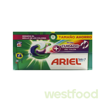 Капсули для прання Ariel Extra Cuidado del Color 40шт картон /уп.4шт/