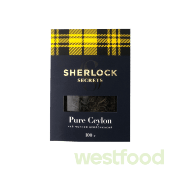 Чай Sherlock Pure Ceylon, чор.цейл 100г /уп.14шт/