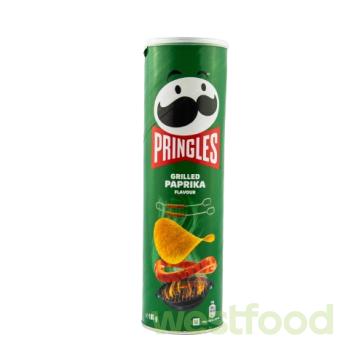 Чіпси Pringles 185г паприка гриль /в уп.19шт/