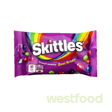 Драже Skittles 38г Wild Berry /уп.14шт/