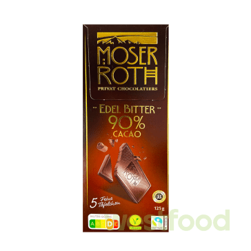 Шоколад MoserRoth 90% какао 125г