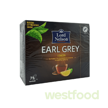 Чай LordNelson Earl Grey Lemon 75пак*1.75г /в уп.16 шт/