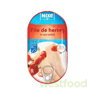 Філе оселедця в томат.соусі Nixe 170г /уп.48шт/