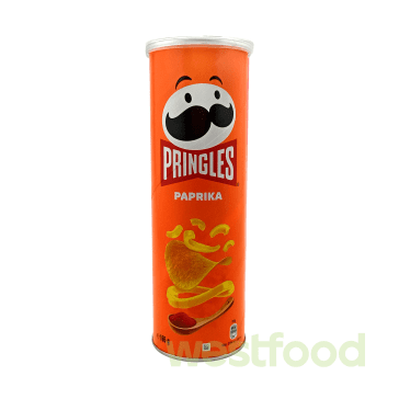 Чіпси Pringles 165г паприка /в уп.19шт/