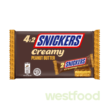 Батончик Snickers 4*2шт*146г Creamy