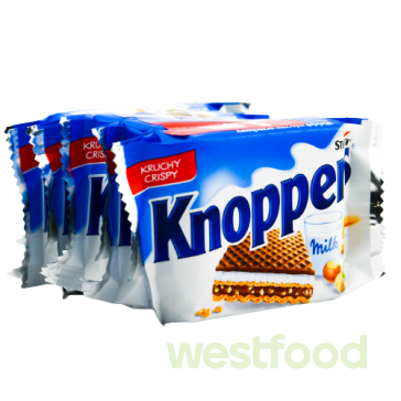 Вафля Knoppers 5шт*25г/в уп.48шт/