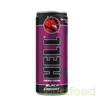Енергетичний напій HELL 250мл Black Cherry /в уп.24шт/