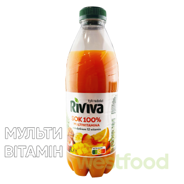 Сік Riviva 1л Мультивітамін /в уп.6шт/