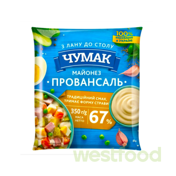 Майонез Чумак Провансаль 67% 300г філ-пак/в уп.20шт/