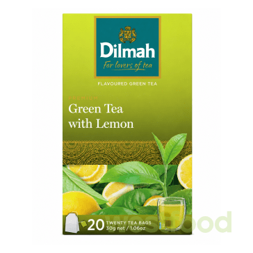 Чай Dilmah 20пак*1.5г Зелений з Лимоном/в уп.12шт/