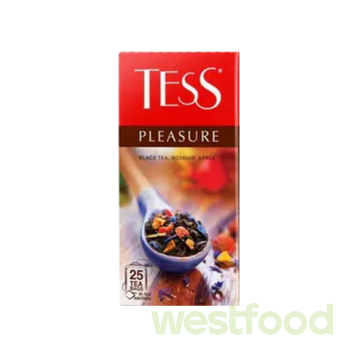 Чай TESS 25пак*1.8г Pleasure чорний /в уп.24шт/