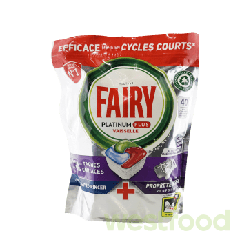 Капсули для посуд.машини Fairy Platinum Plus 40 капс.