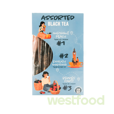 Чай Tea Moments Асорті Чорний 5смак*3шт 33,6г /уп.15шт/