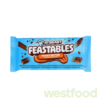 Шоколад MrBeast Feastables 60г Peanut Butter /уп.10шт/