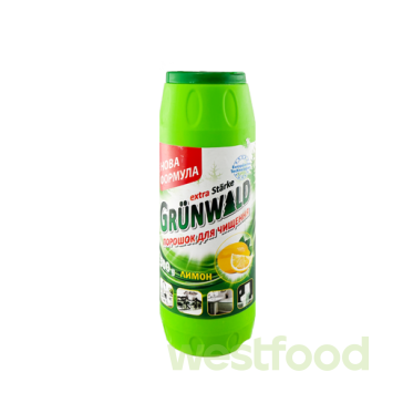 Порошок для чищення Grunwald 500г Лимон /в уп.24шт/