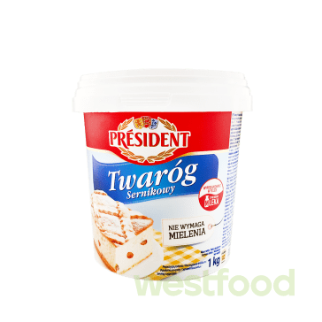 Сир PRESIDENT Tworog Sernikowy 1кг