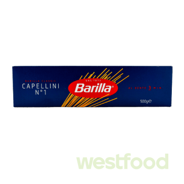 Макарони BARILLA 1 Capellini 500г /в уп.24шт/