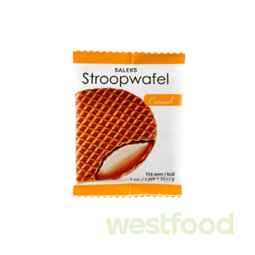 Вафлі Stroopwafel 33г Карамель/в уп.30шт/