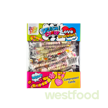 Цукерки Splash Candy Love Bracelet 17г /уп.100шт/