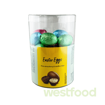 Шоколадні яйця Easter Eggs 410г туба/в уп.11шт/
