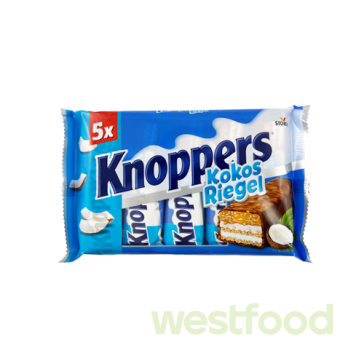 Батончик Knoppers 5*40г Кокос /в уп.15шт/