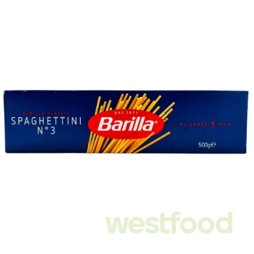 Макарони BARILLA 3 Spaghettini 500г /в уп.24шт/