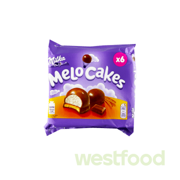 Печиво Milka Melo Cakes 100г з суфле/в уп.12шт/