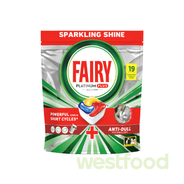 Капсули для посуд.машини Fairy Platinum Plus 19 капс.