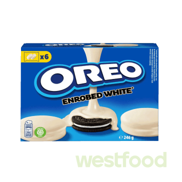 Печиво OREO Enrobed White Біле 246г /уп.10шт/