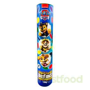 Драже PawPatrol 130г тубус /уп.24шт/