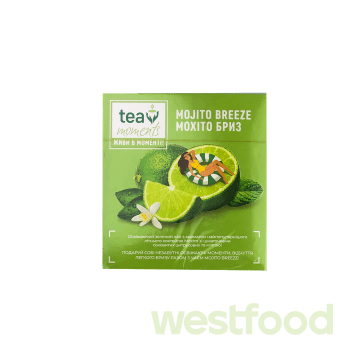 Чай Tea Moments 20пірам*1,6г Мохіто Бриз, зел. байх /уп.14шт/